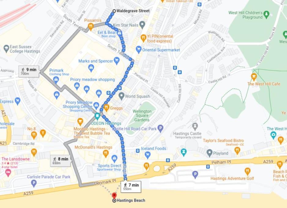 Cute Cottage 5 Min Walk From Cafes Station And Sea 헤이스팅스 외부 사진